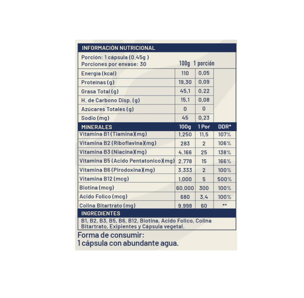 B-Complex 440mg 60 Capsulas