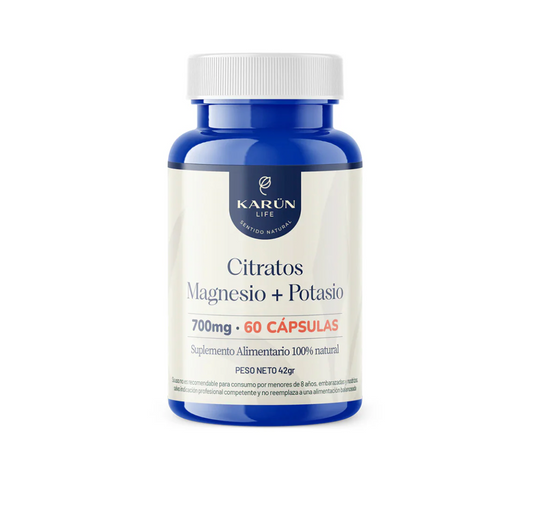 Citrato de Magnesio + Citrato de Potasio 700mg