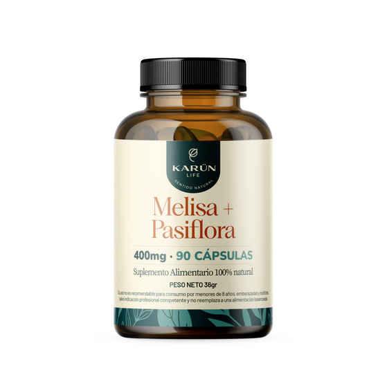 Melisa + Pasiflora 400 Mg 60 Capsulas